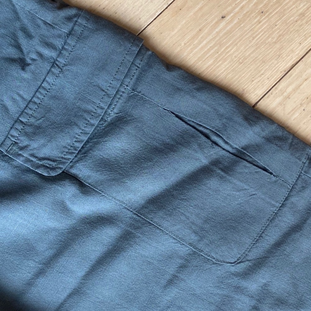 NWT Marine Layer 'Allison Cargo' Wide Leg Pant in Dusty Olive Stretchy Band - S - Picture 10 of 14